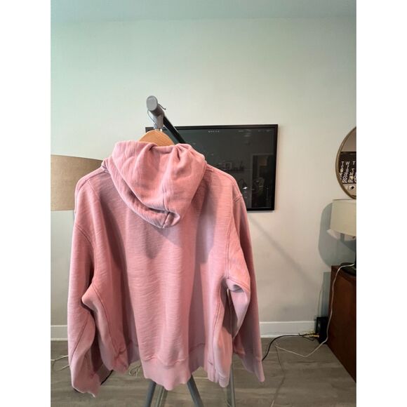 rag & bone - Damon French Terry Hoodie - Pink - Picture 7 of 8